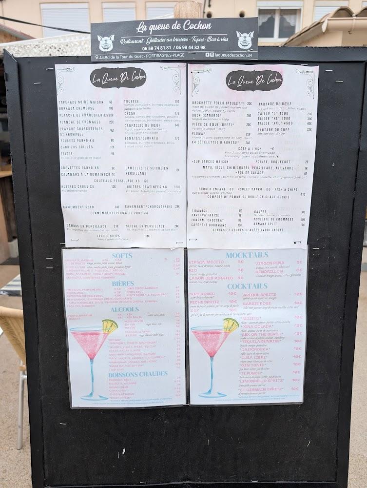 LA QUEUE DE COCHON - Menu Image 1